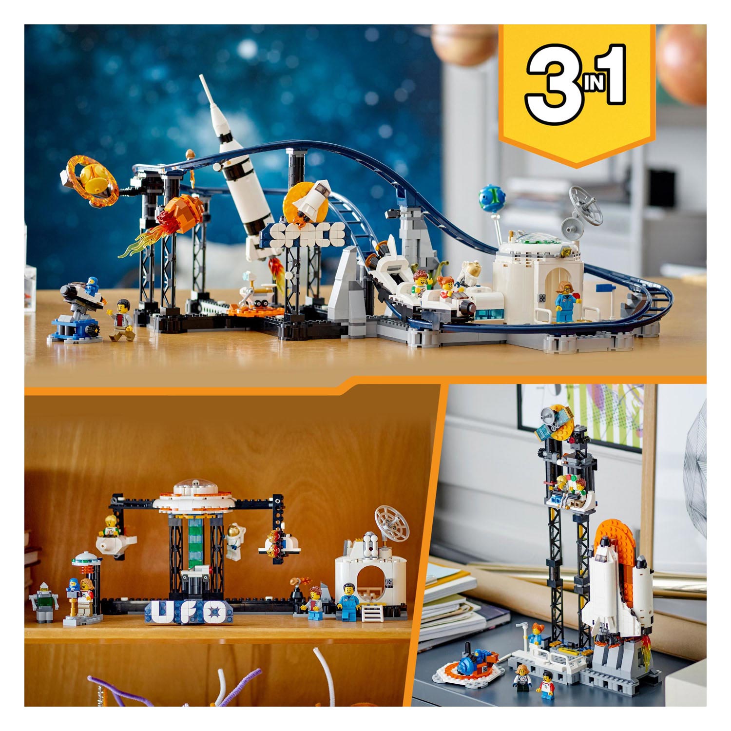 LEGO Creator 31142 Les montagnes russes de l'espace