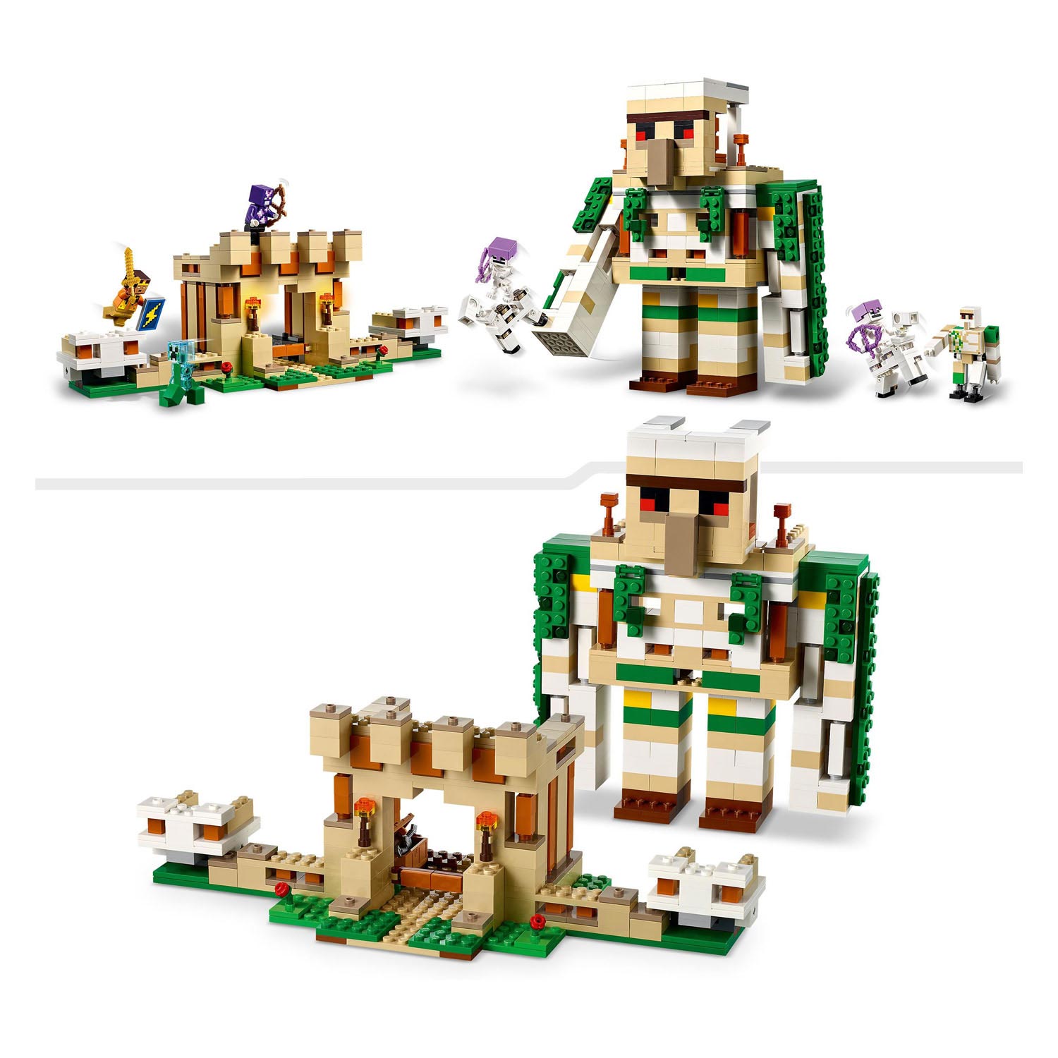 LEGO Minecraft 21250 Die Eiserne Golem-Festung