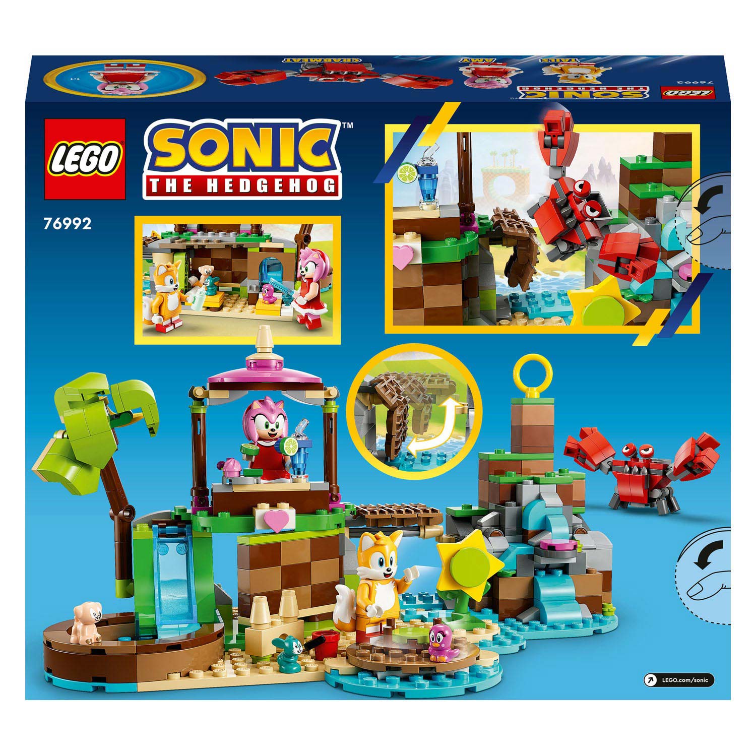 76992 LEGO Sonic Amys Tierheiminsel