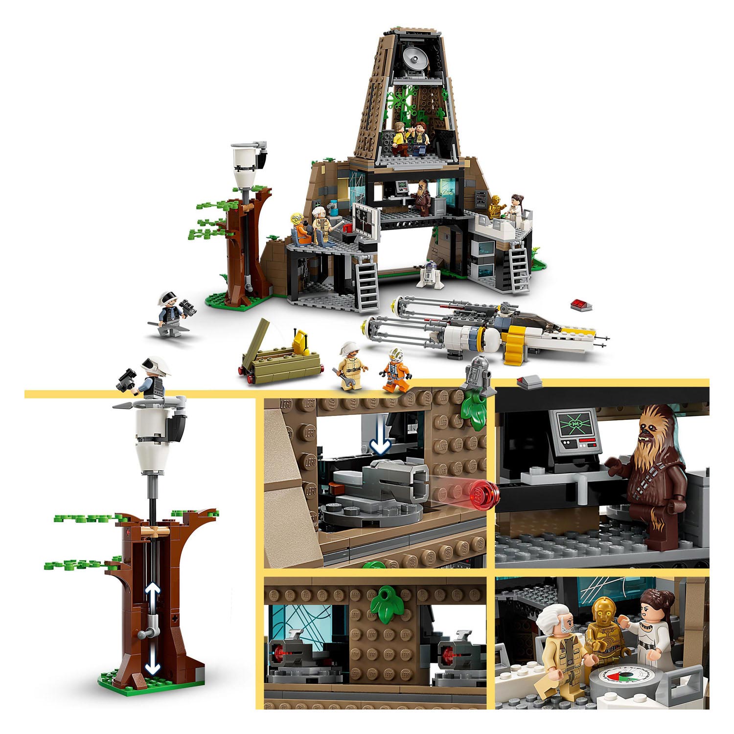 LEGO Star Wars 5365 Base rebelle sur Yavin 4
