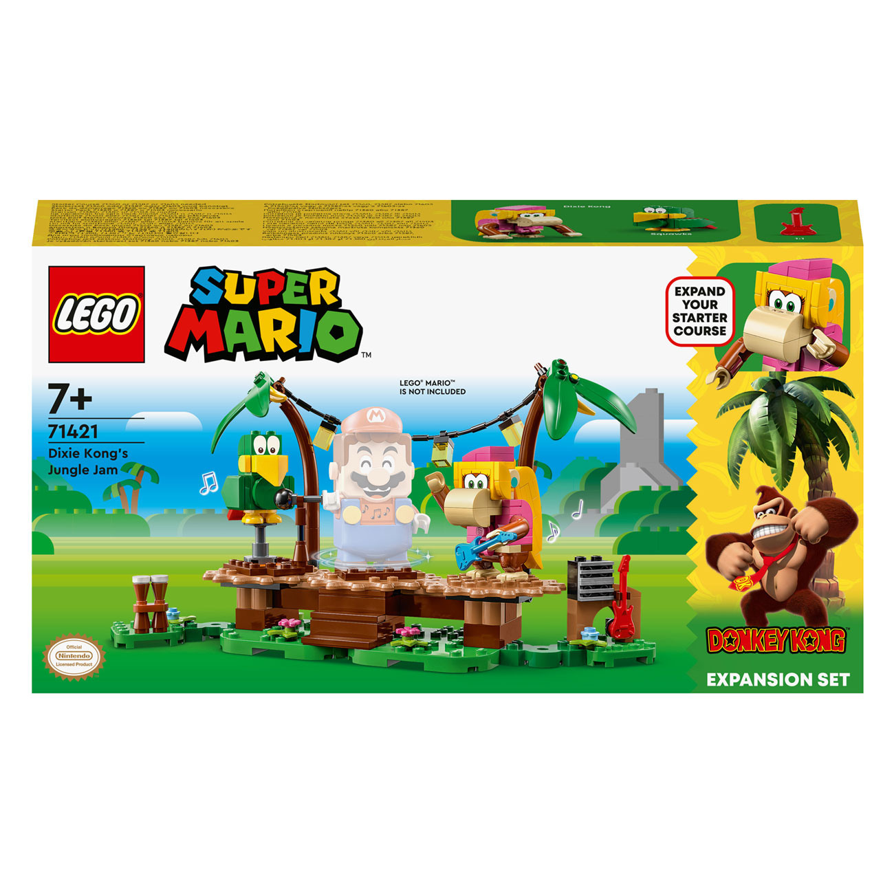 LEGO Super Mario 71421 Ensemble d'extension : Le spectacle de la jungle de Dixie Kong