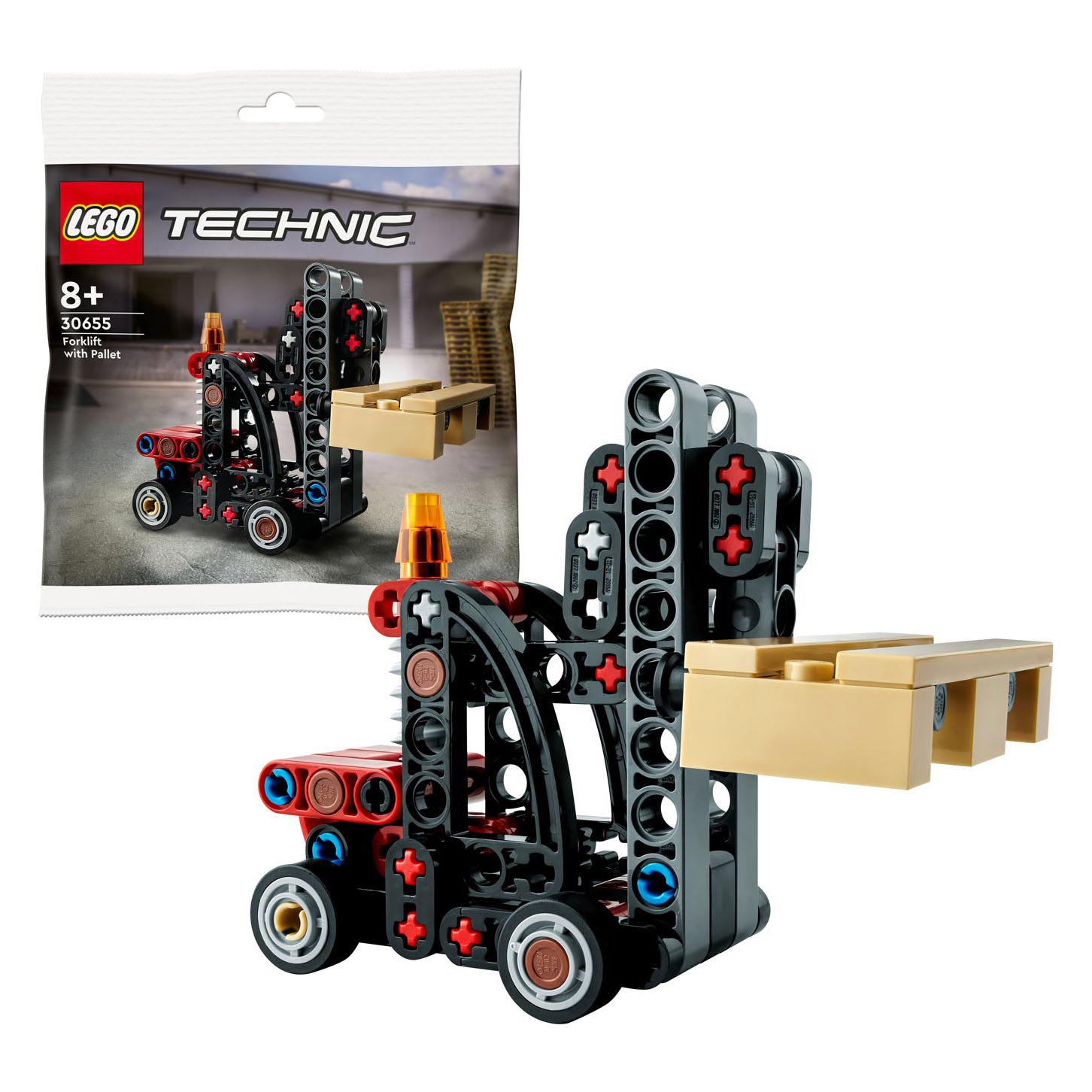 Lego Technic 30655 Heftruck met Pallet