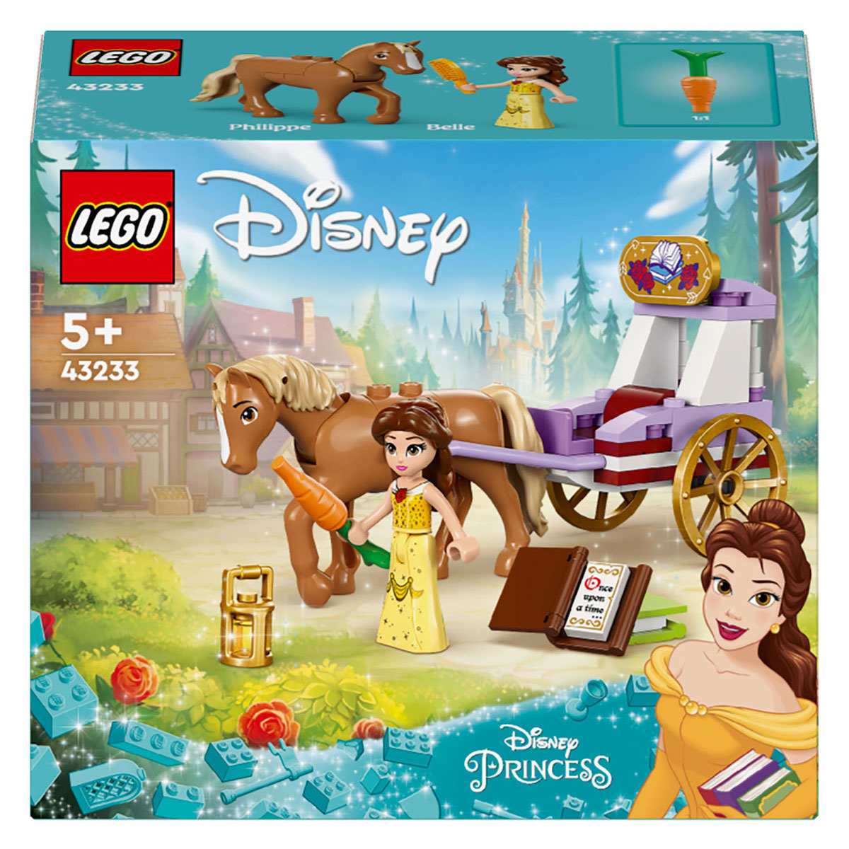 LEGO Princesse Disney 43233 Le carrosse de Belle