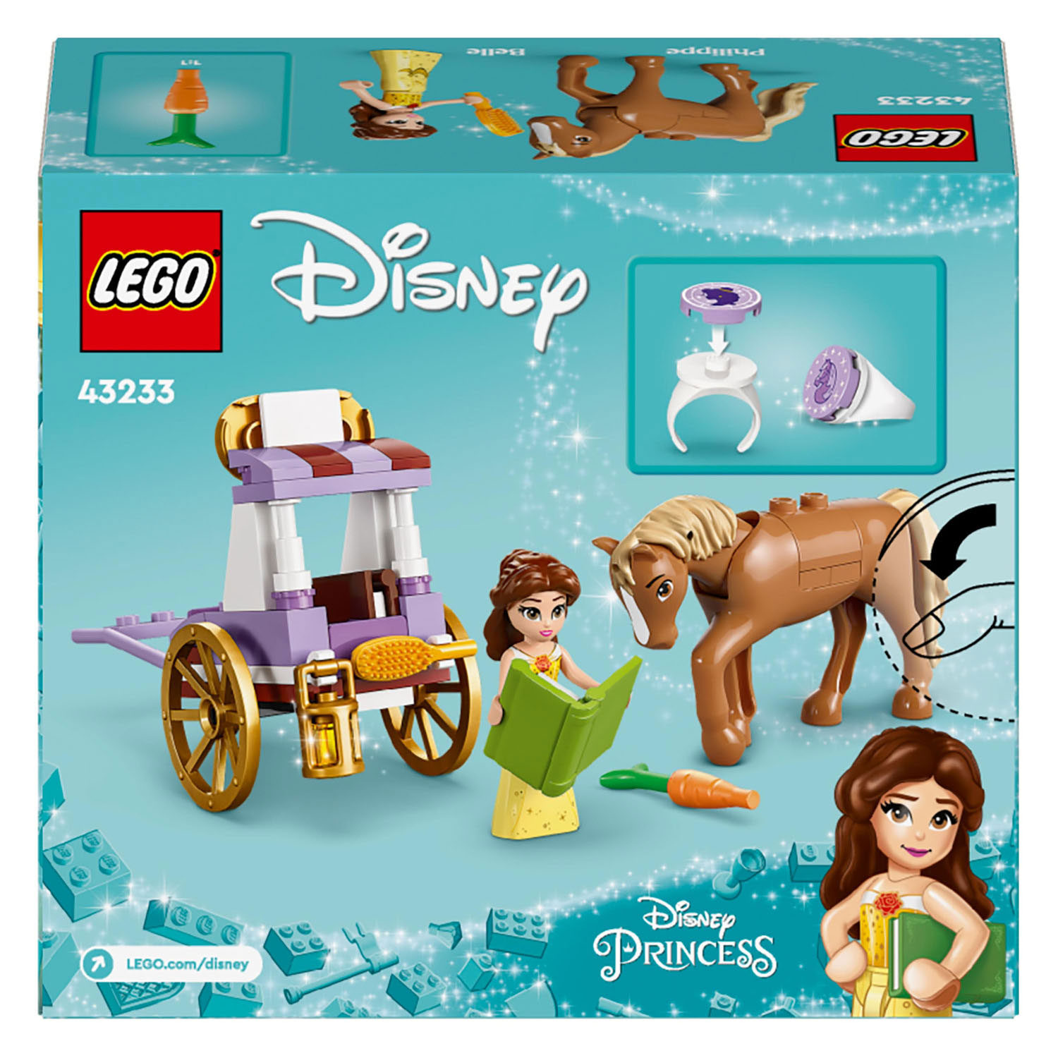 LEGO Princesse Disney 43233 Le carrosse de Belle