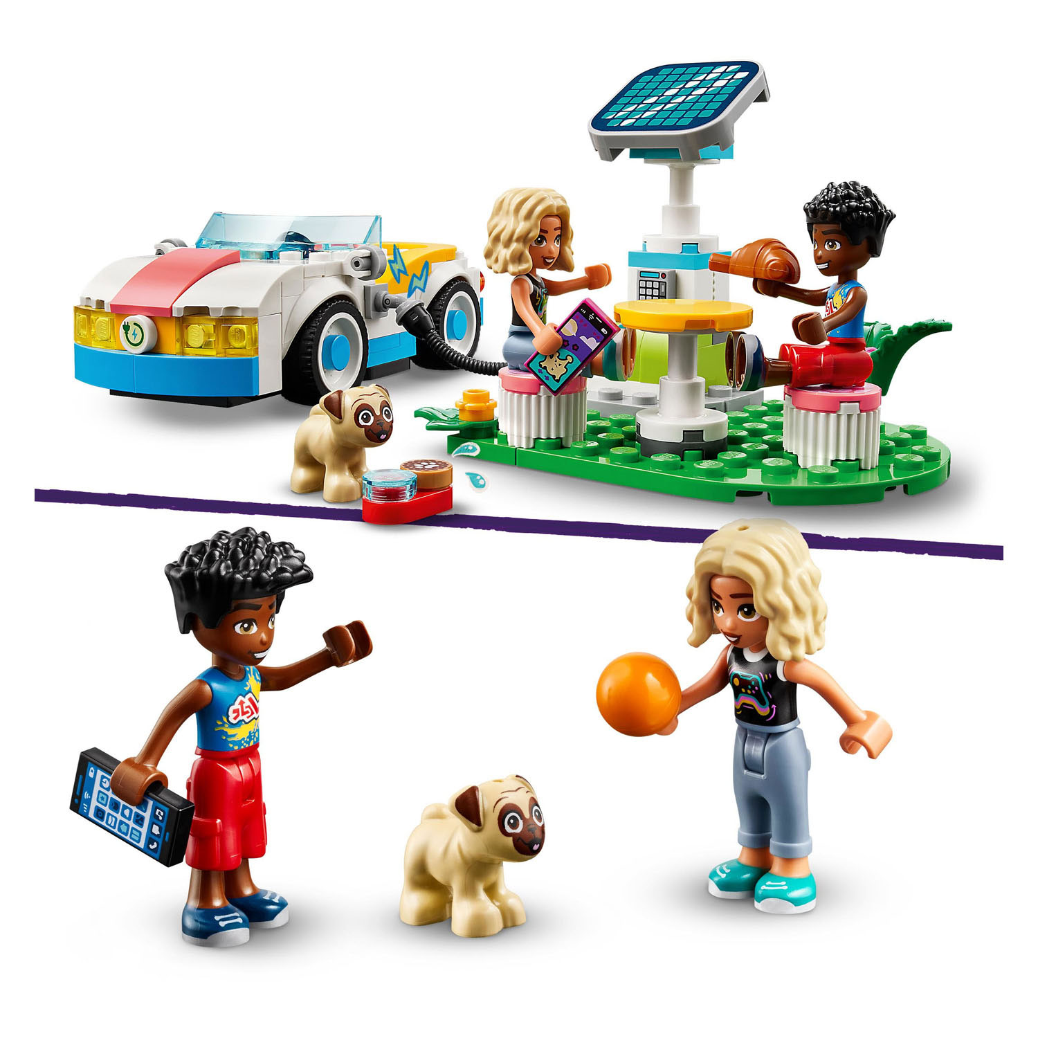 LEGO Friends 42609 Voiture électrique et point de recharge