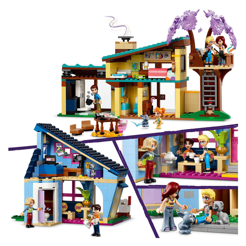 LEGO Friends 42620 Olly en Paisleys Huizen