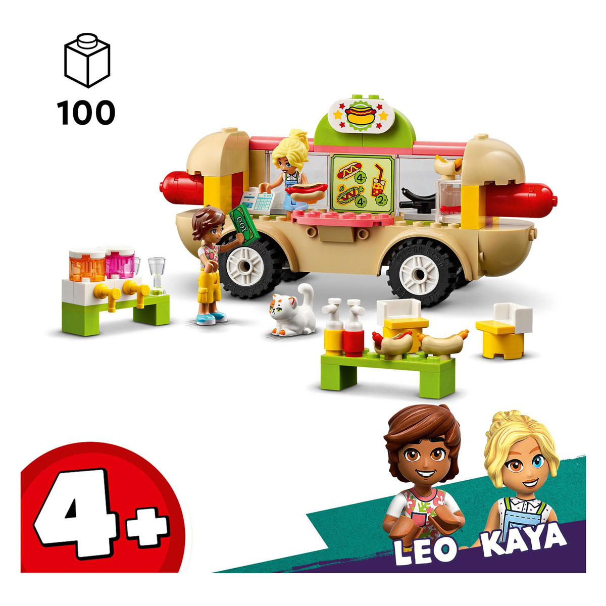 LEGO Friends 42633 Le camion de nourriture pour hot-dogs