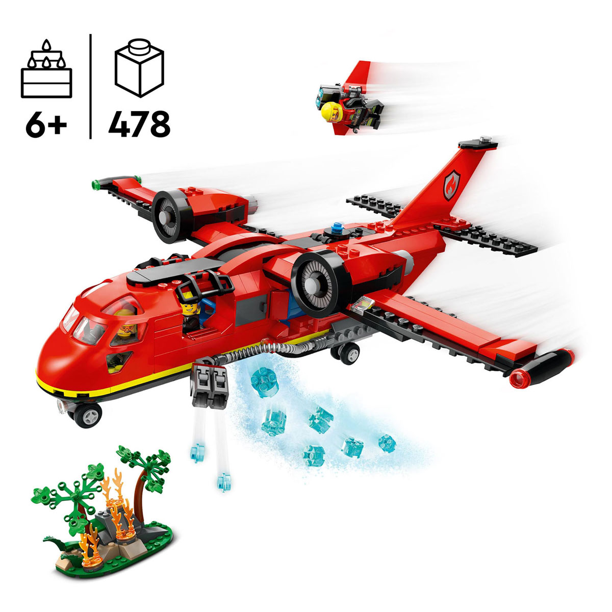 LEGO City 60413 L'avion de pompiers