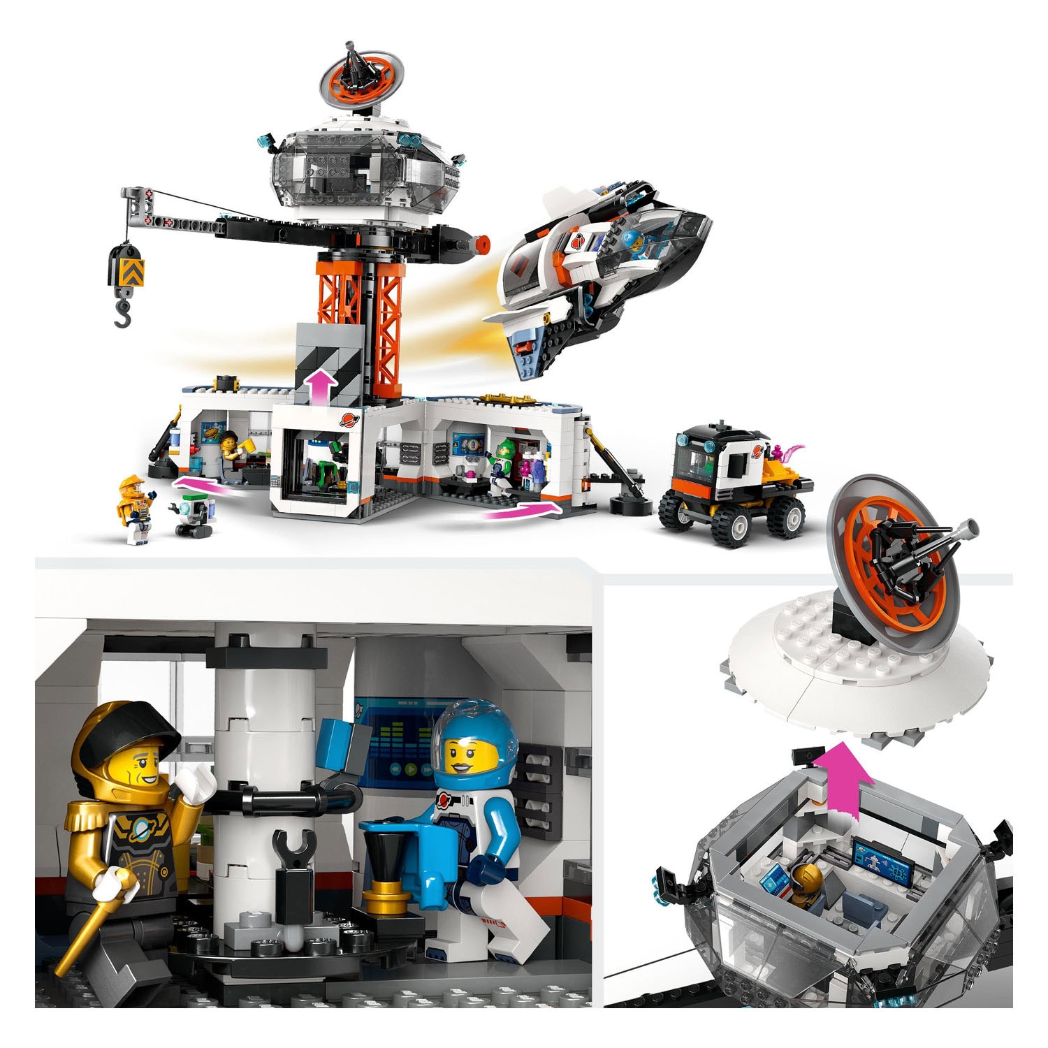 LEGO City 60434 Ruimtebasis en Raketlanceringsplatform