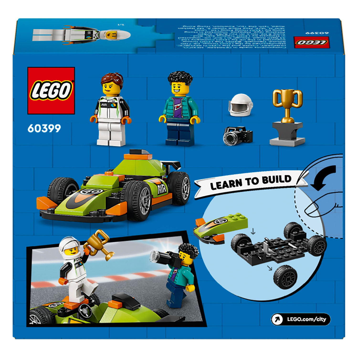 LEGO City 60399 Groene Racewagen