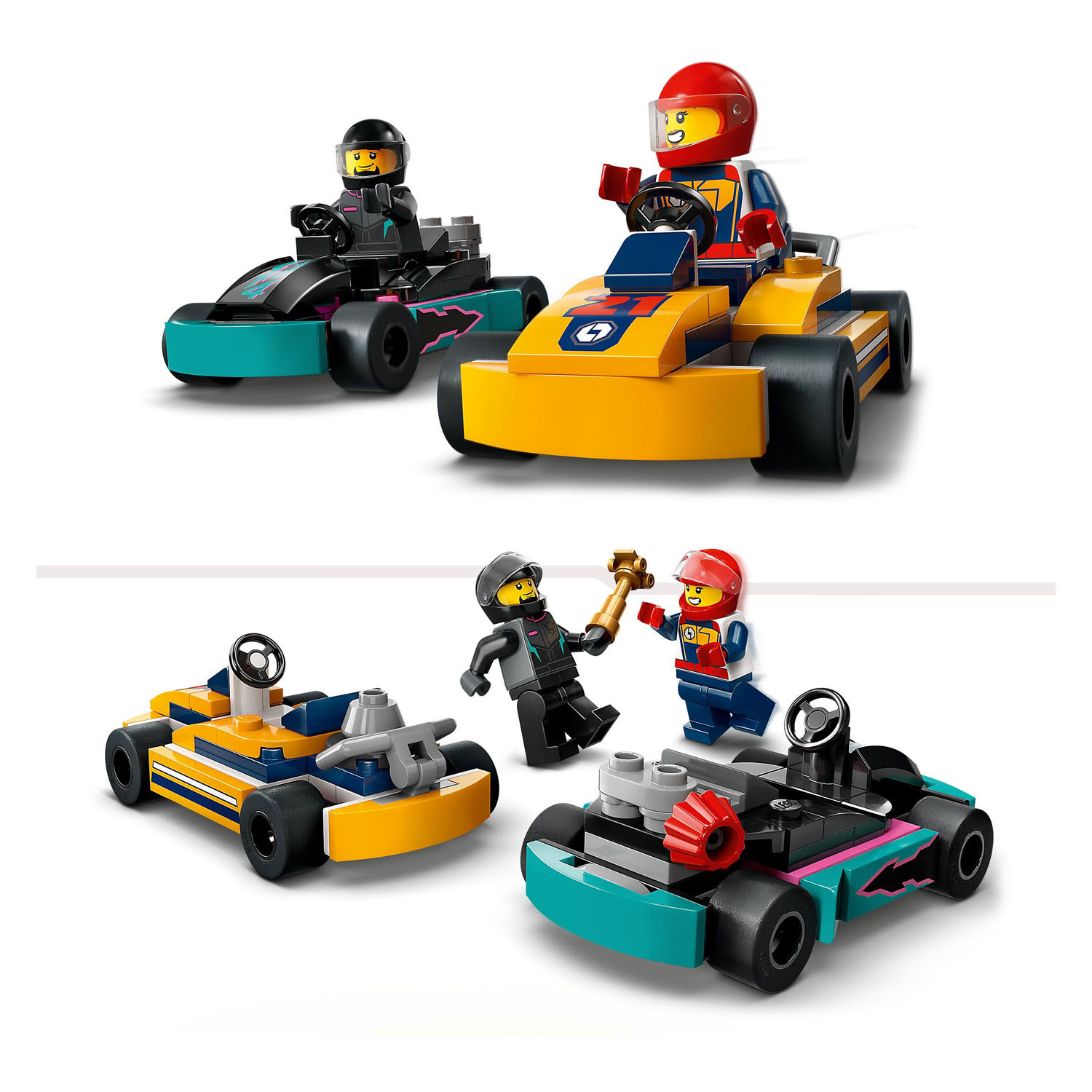 LEGO City 60400 Karts und Rennfahrer
