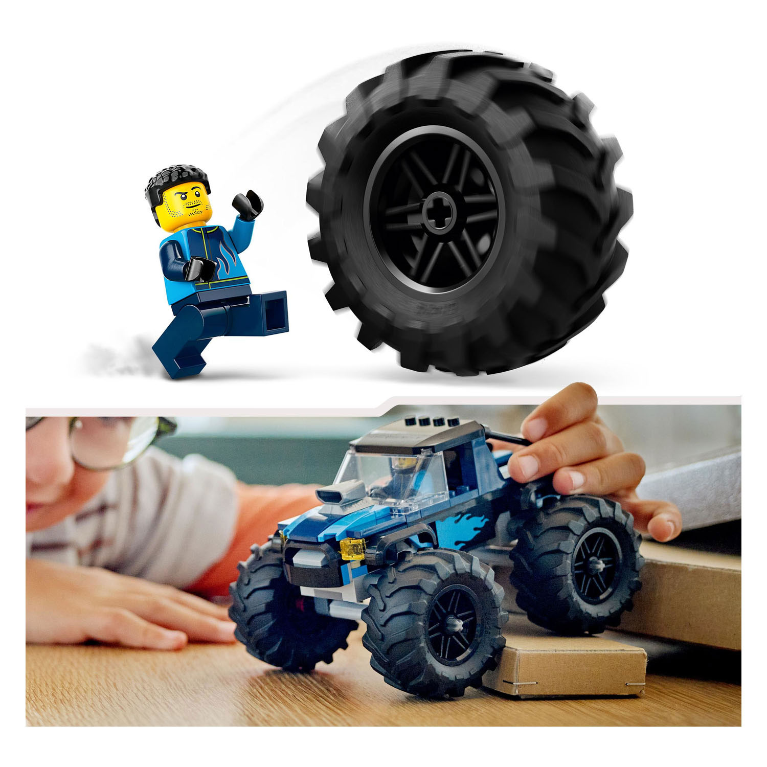 LEGO City 60402 Blauwe Monstertruck