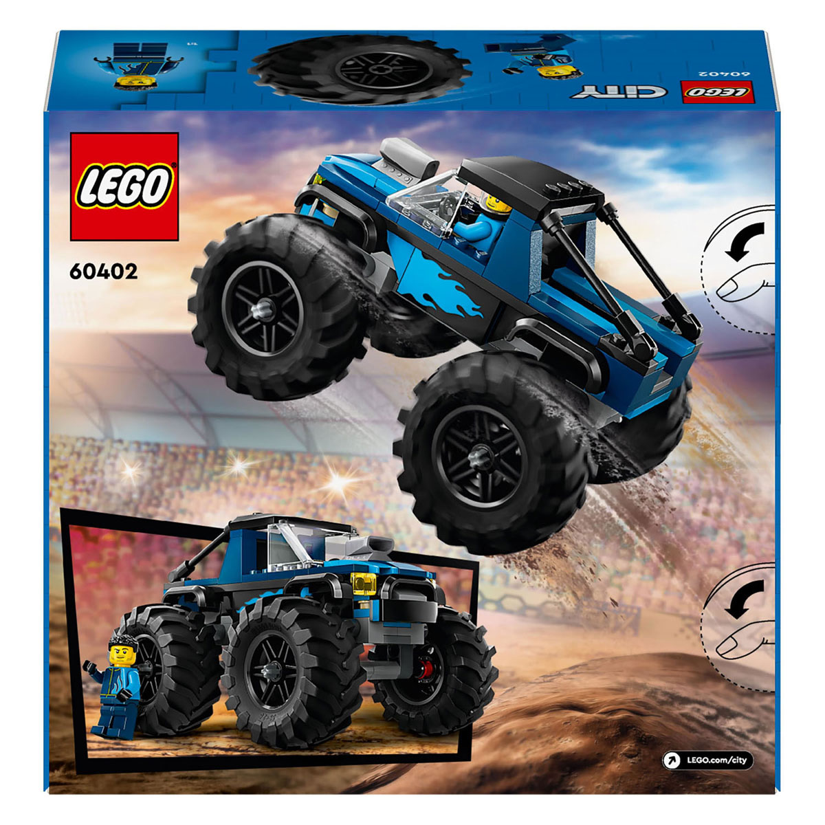 LEGO City 60402 Le camion monstre bleu