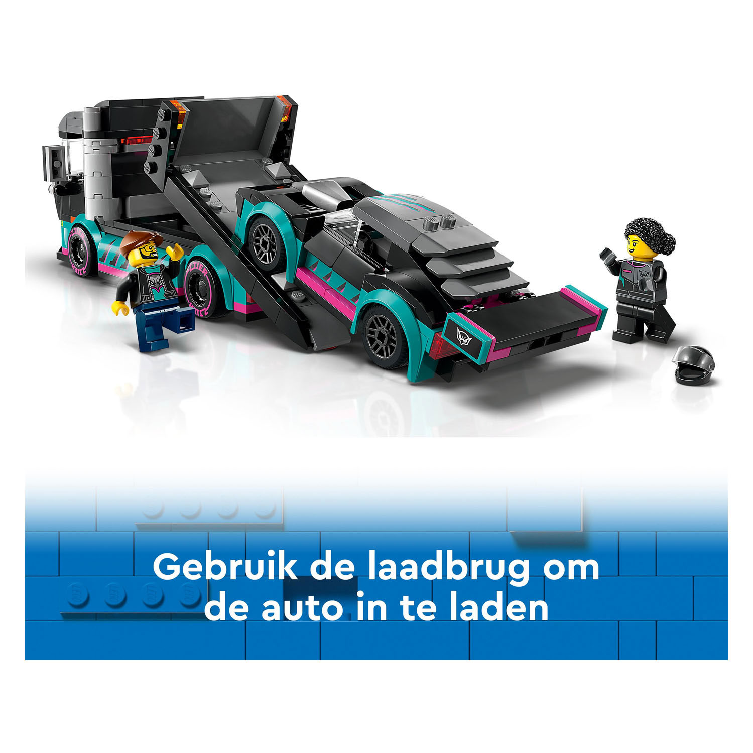 LEGO City 60406 Rennwagen und Transport-Truck