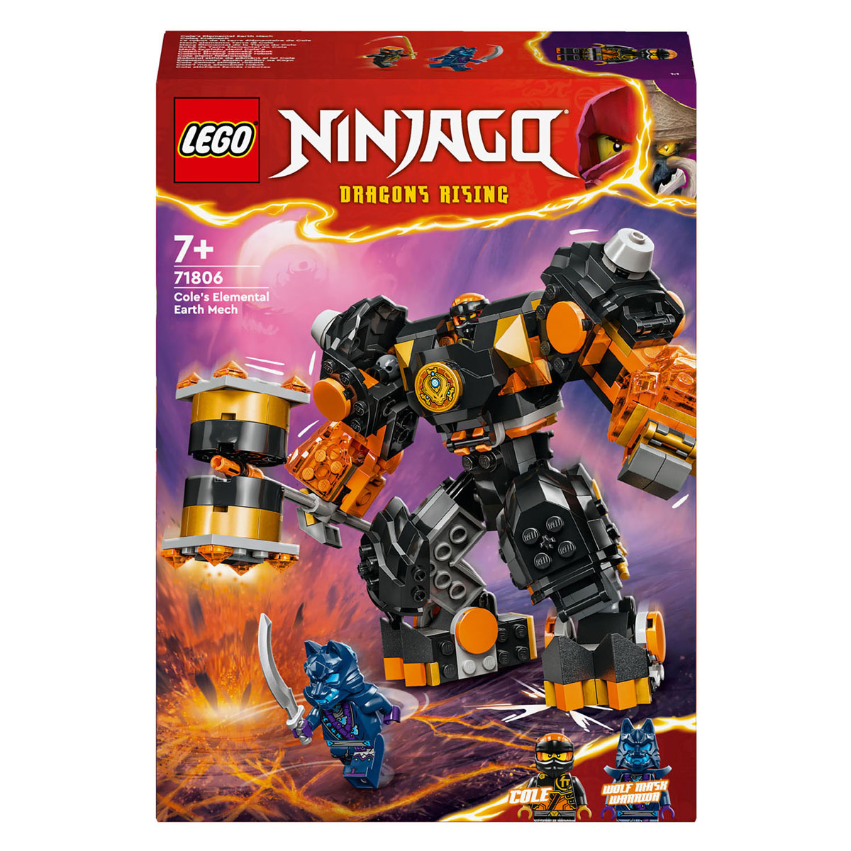 LEGO Ninjago 71806 Coles Elementaire Aardemecha