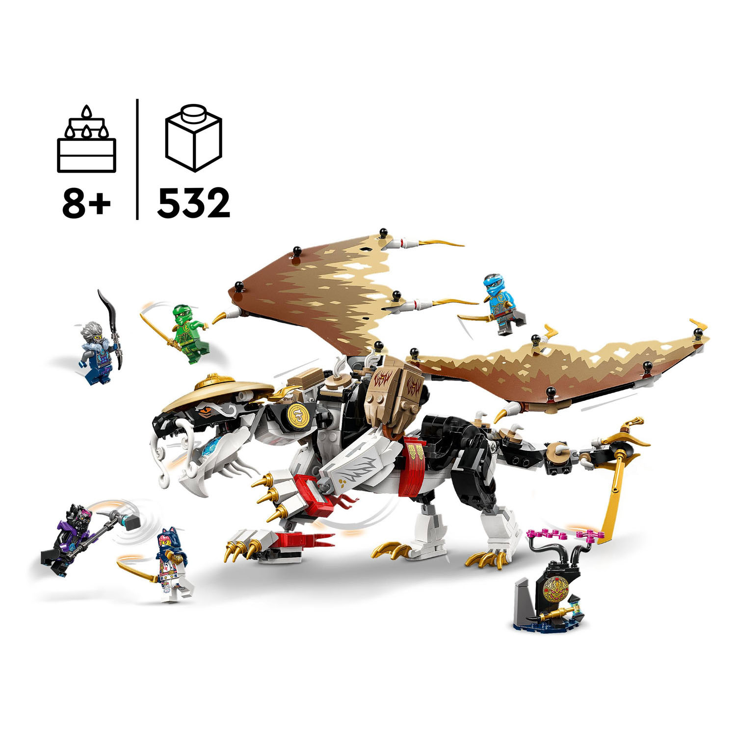 LEGO Ninjago 71809 nivelle le maître dragon