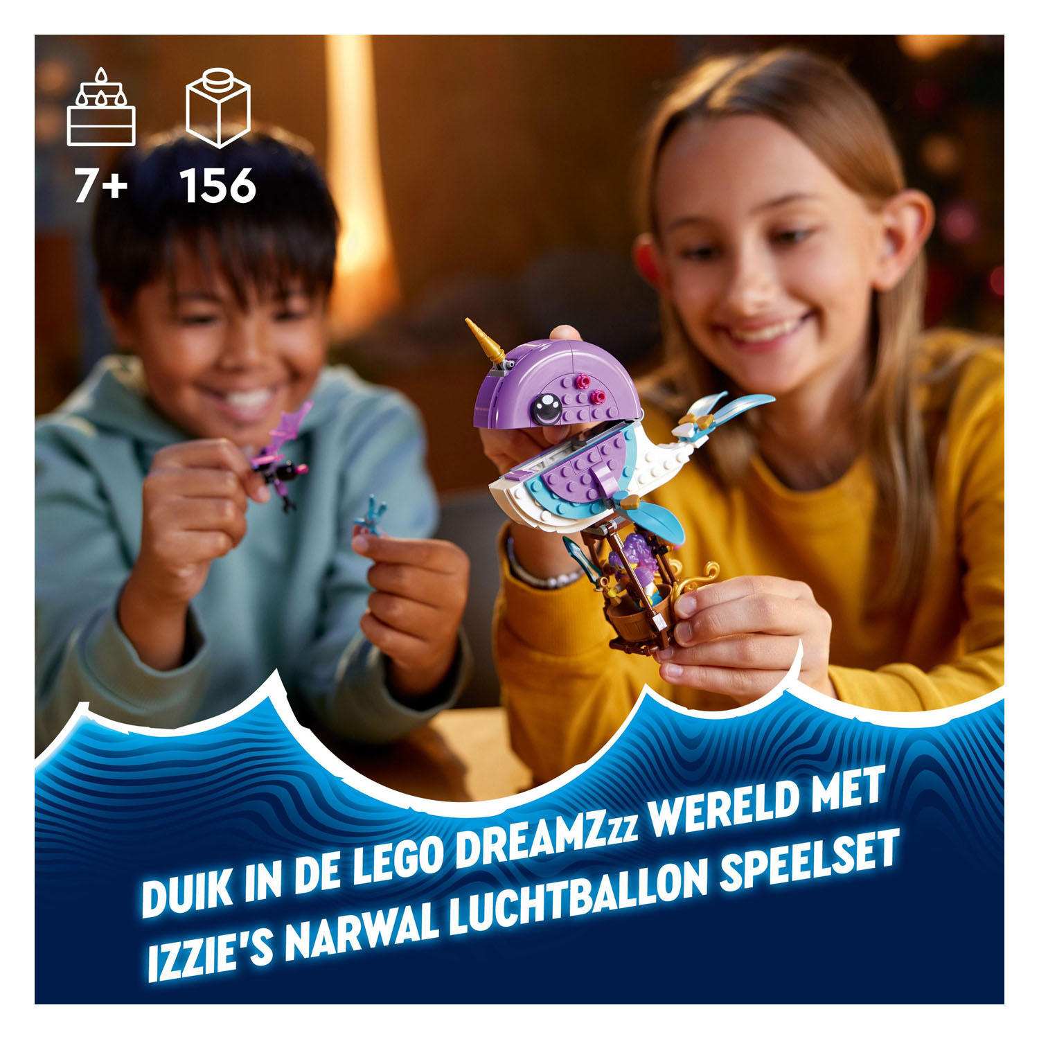 LEGO DREAMZzz 71472 Izzie's Narwal-Luchtballon