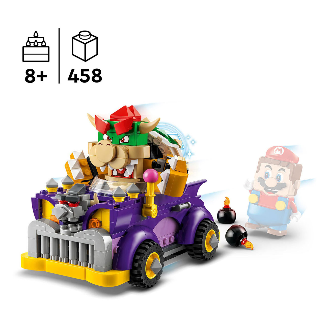 LEGO Super Mario 71431 Ensemble d'extension : La voiture de Bowser