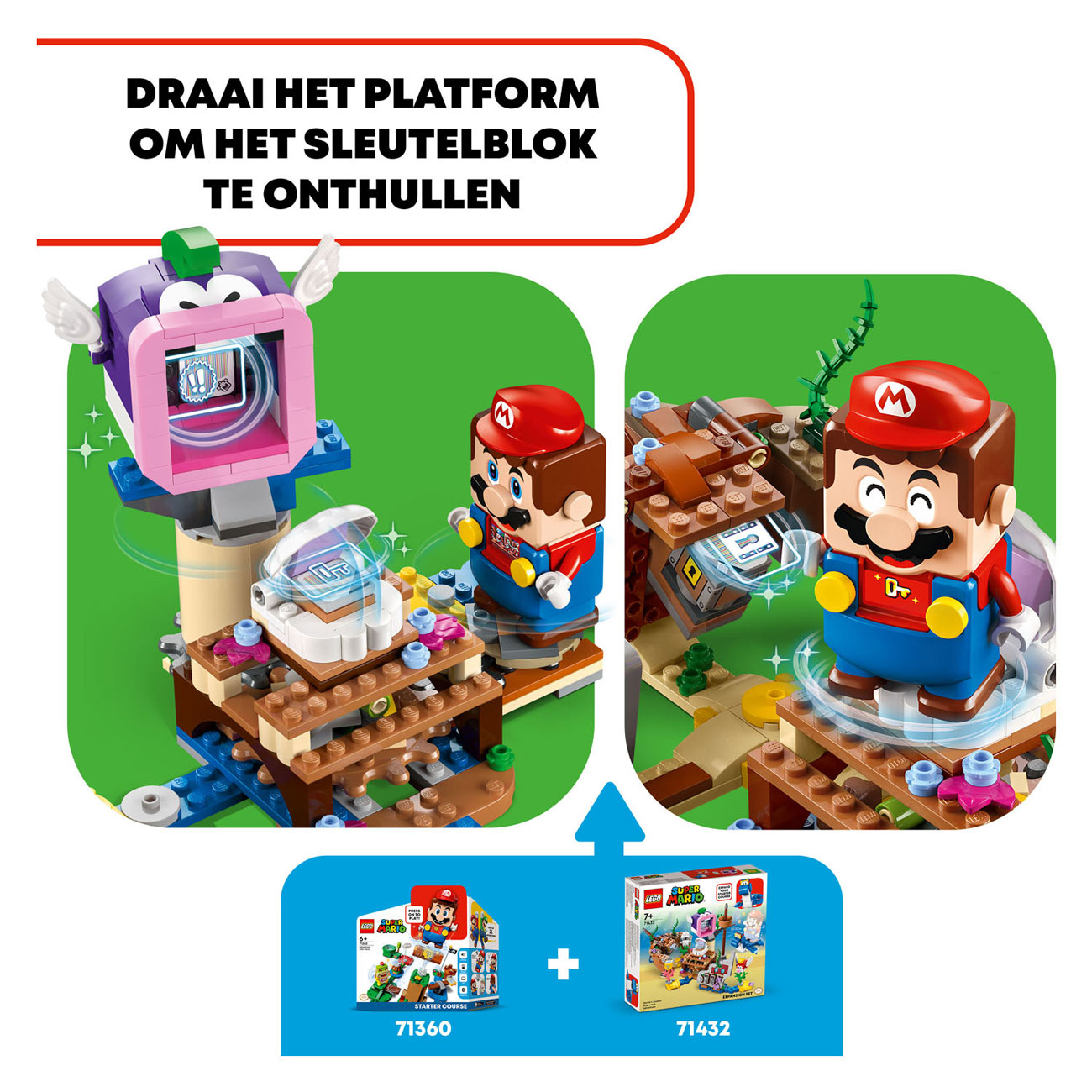 LEGO Super Mario 71432 Uitbreidingsset: Dorries Gezonken Scheepswrak