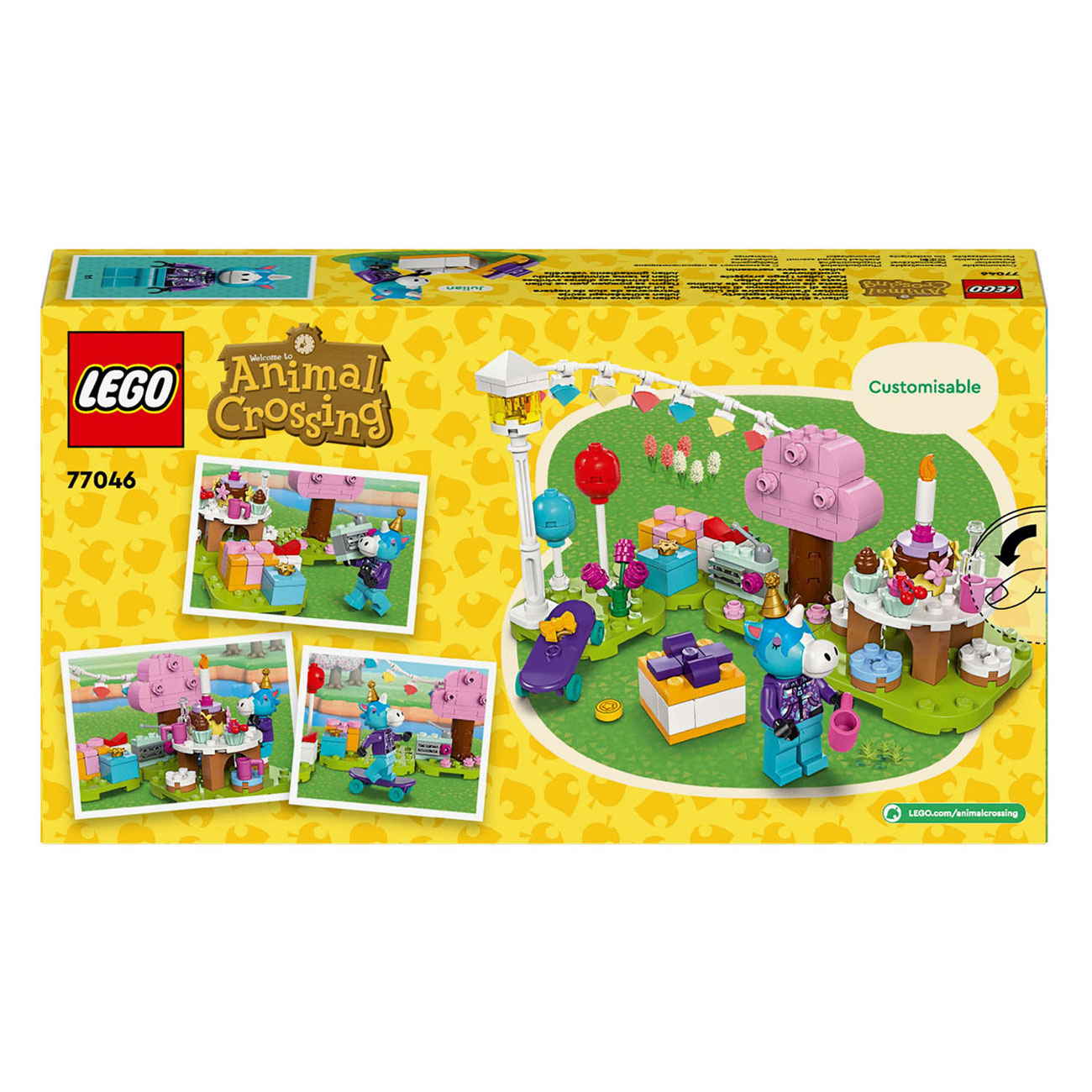 LEGO Animal Crossing 77046 Julians Geburtstagsparty