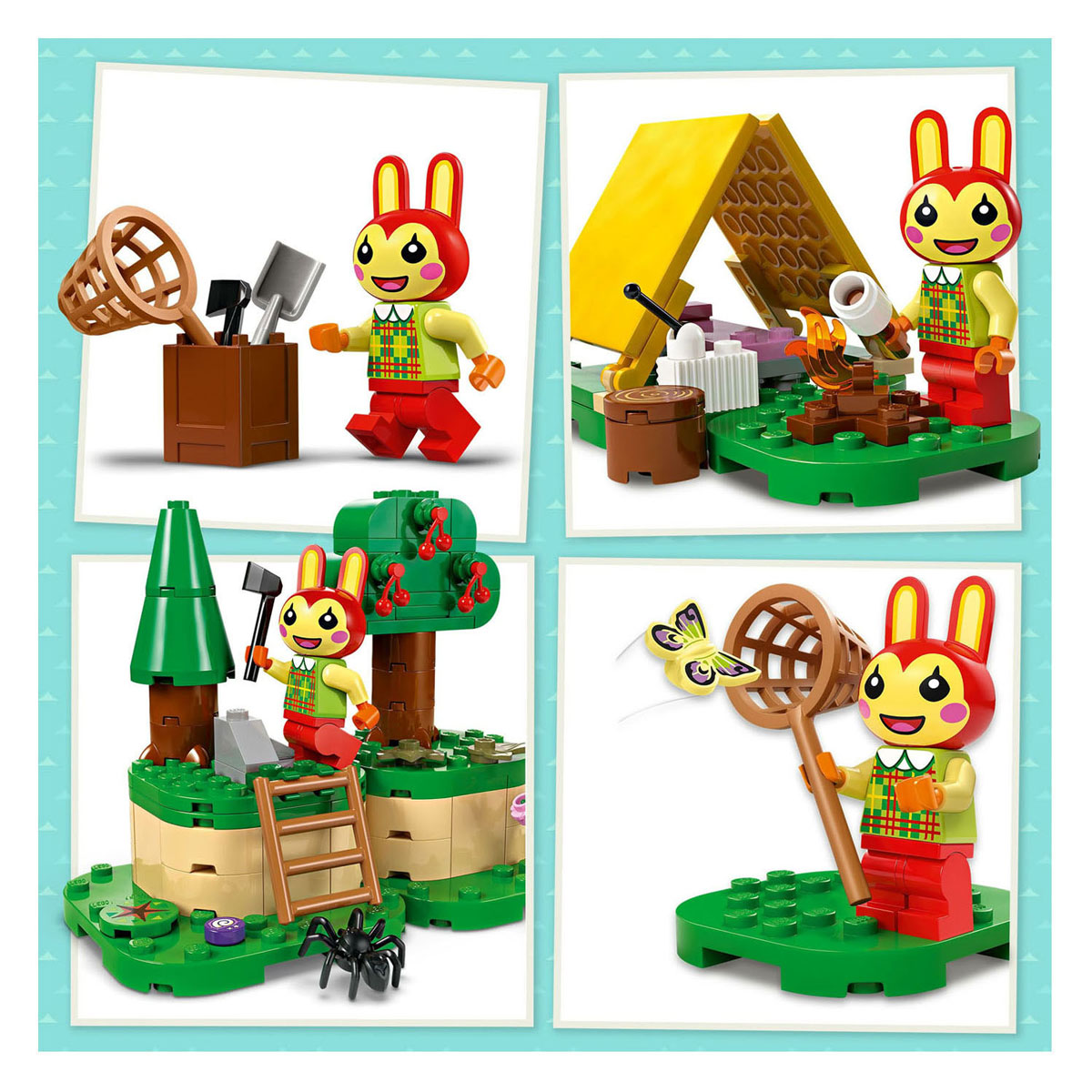LEGO Animal Crossing 77047 Camping mit Häschen