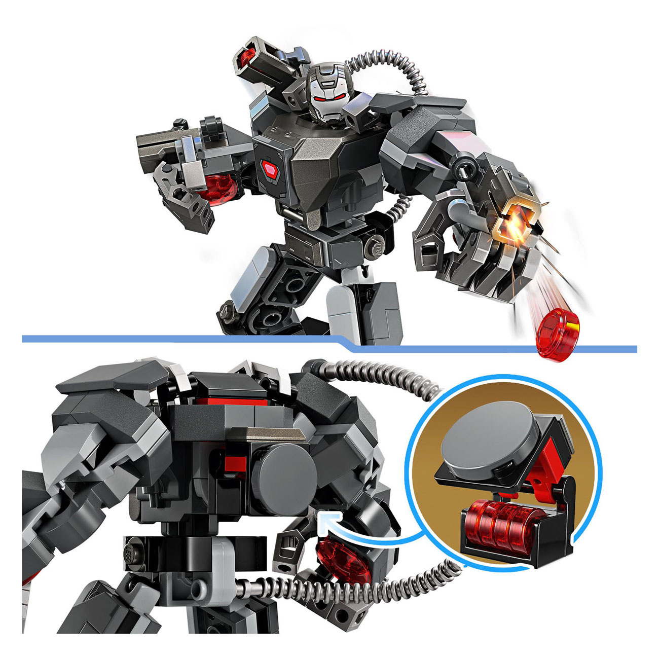 LEGO Super Heroes 76277 War Machine mechapantser