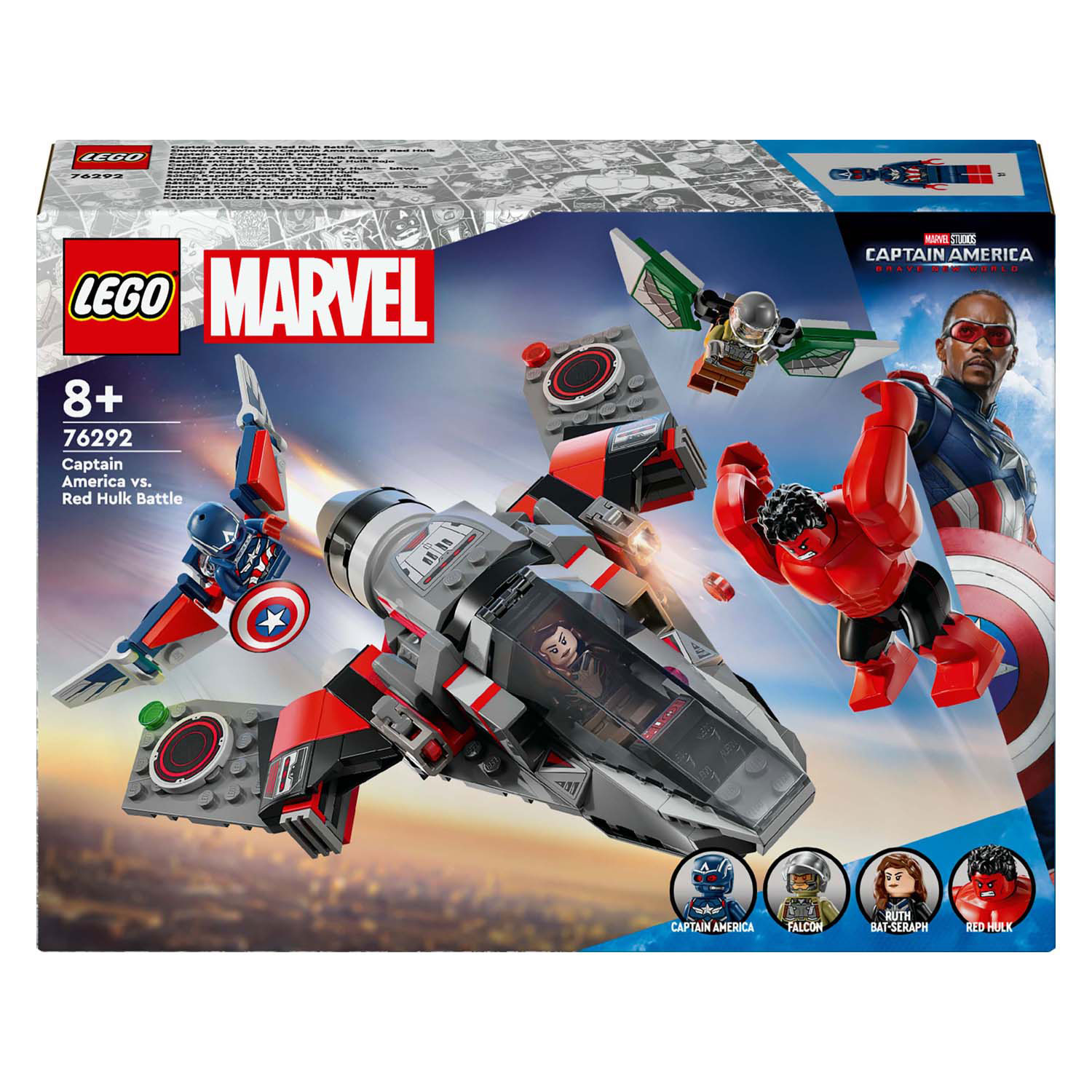 LEGO Marvel 76292 Captain America vs. Rode Hulk Duel