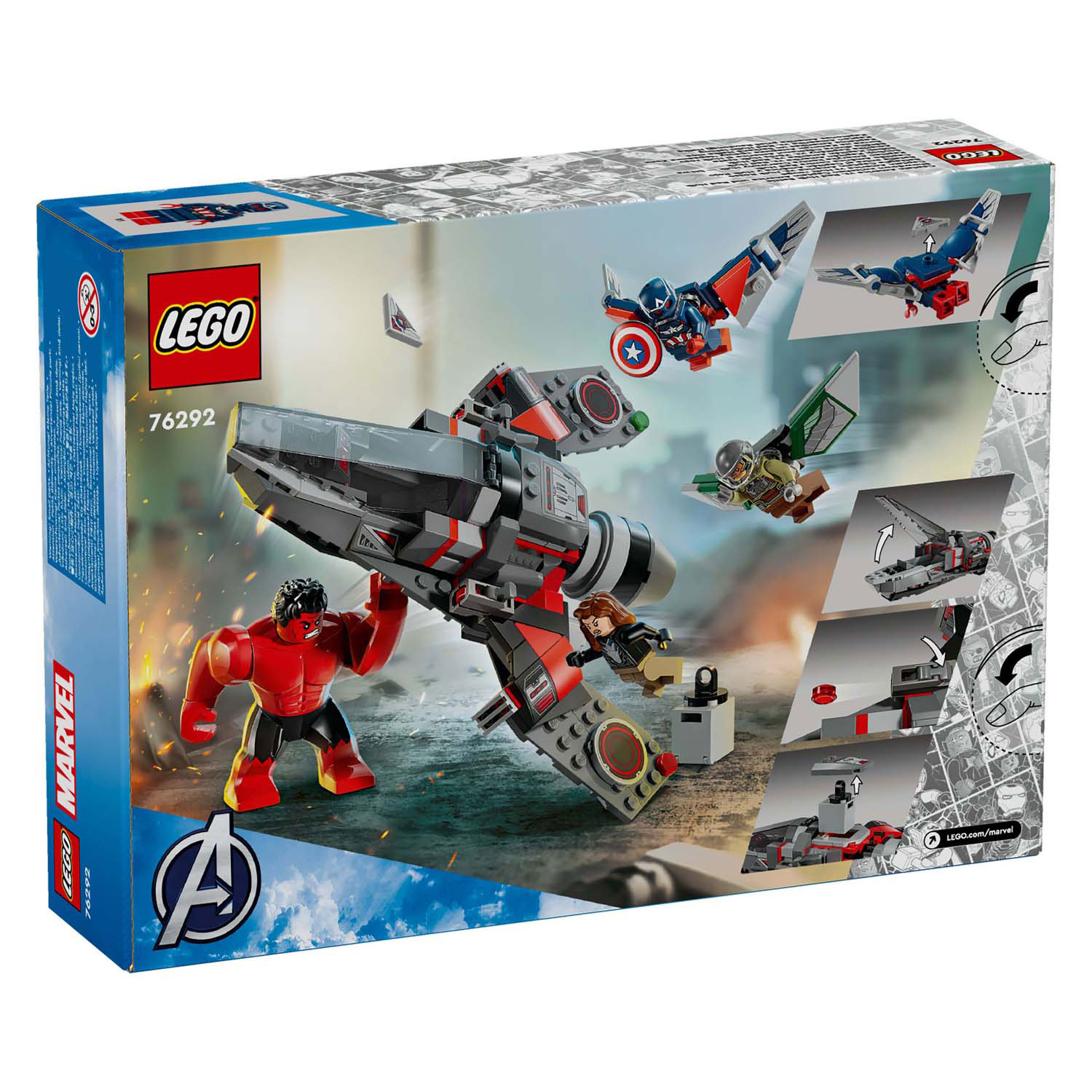 LEGO Marvel 76292 Captain America vs. Rode Hulk Duel