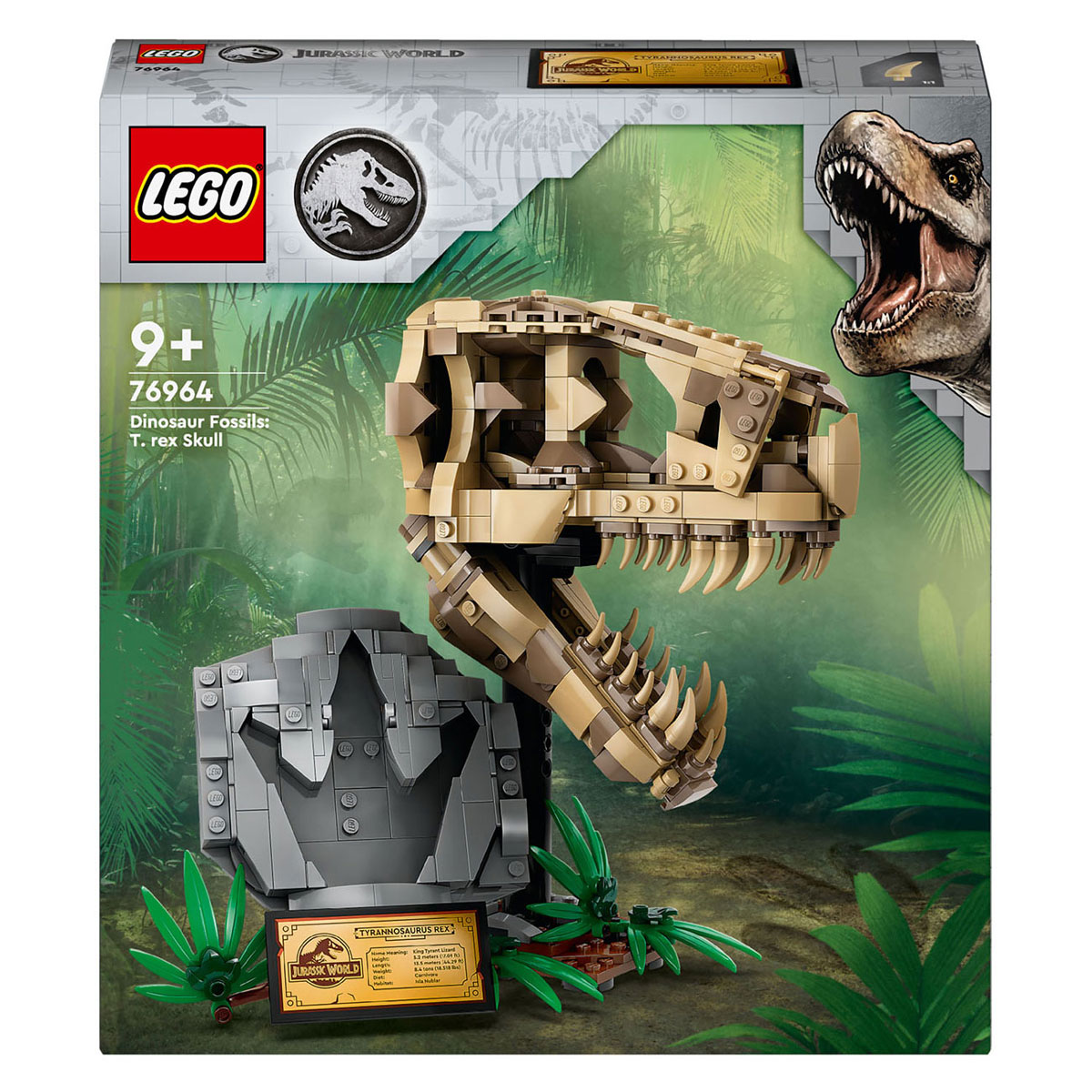 LEGO Jurassic World 76964 Les fossiles de dinosaures : le crâne de T-Rex