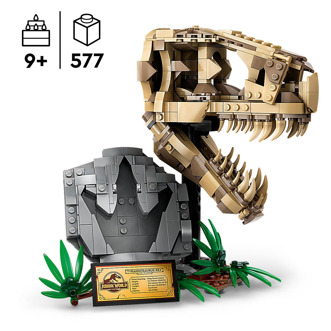 LEGO Jurassic World 76964 Dinosaurierfossilien: T-Rex-Schädel