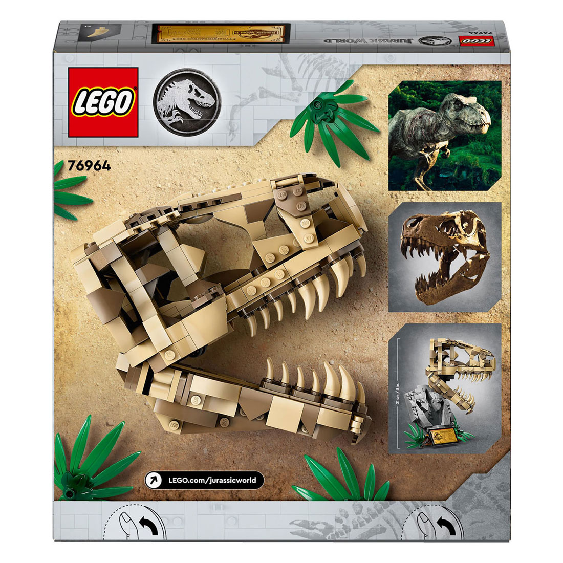 LEGO Jurassic World 76964 Les fossiles de dinosaures : le crâne de T-Rex