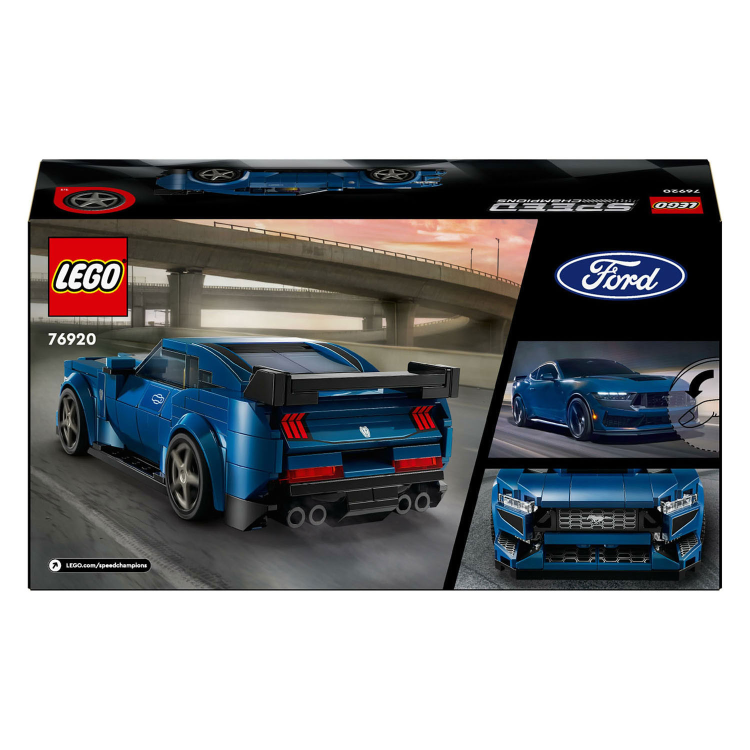 LEGO Speed ​​​​Champions 76920 La voiture de sport Ford Mustang Dark Horse