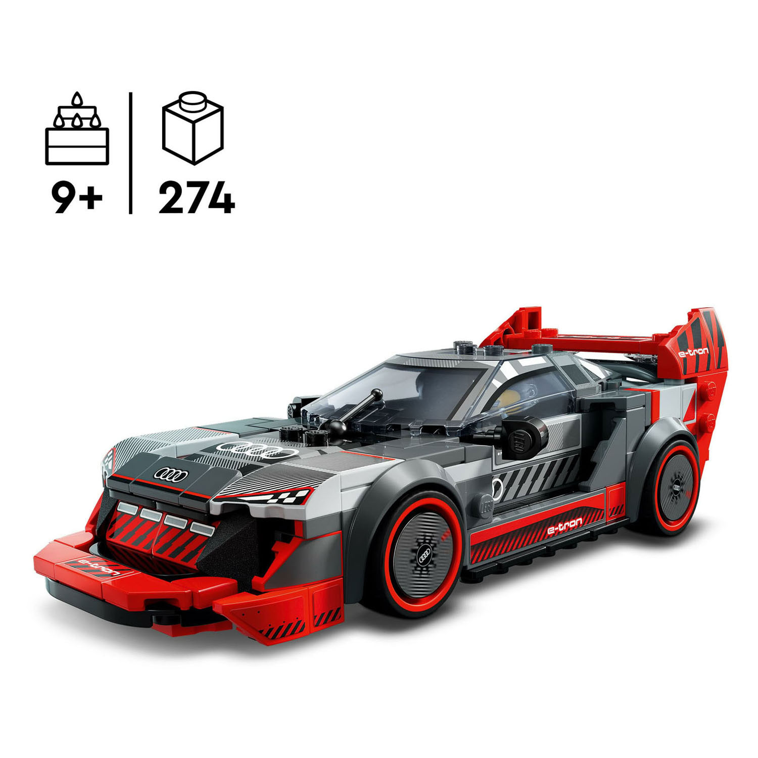 LEGO Speed ​​​​Champions 76921 Audi S1 ​​E-tron Quattro Rennwagen