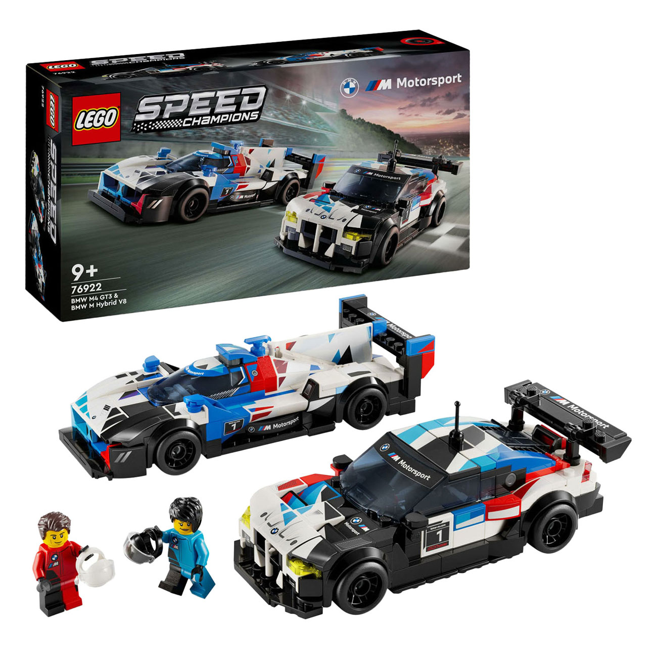 LEGO Speed ​​​​Champions 76922 Voitures de course BMW M4 GT3 et BMW M Hybrid V8