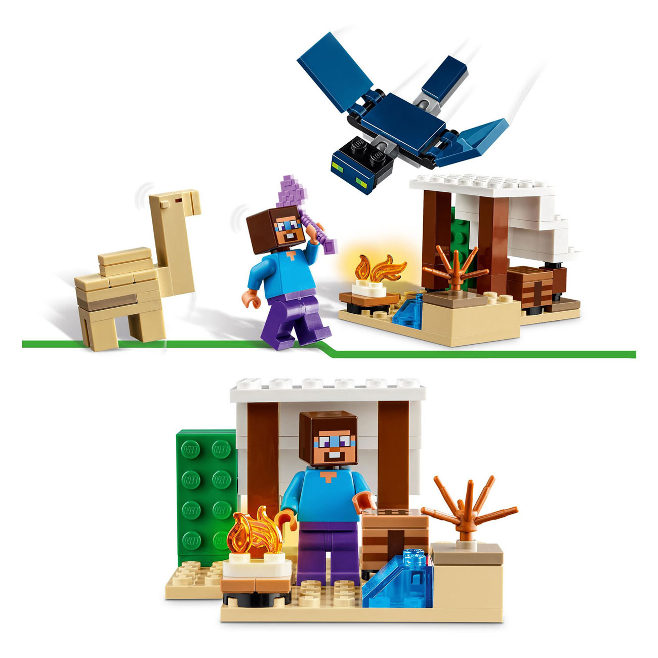 LEGO Minecraft 21251 Steve's Woestijnexpeditie