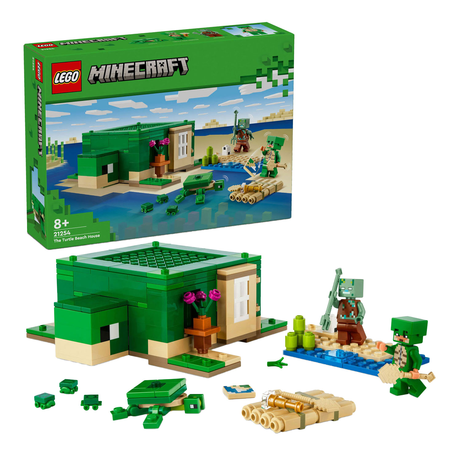 LEGO Minecraft 21254 Das Turtle Beach House