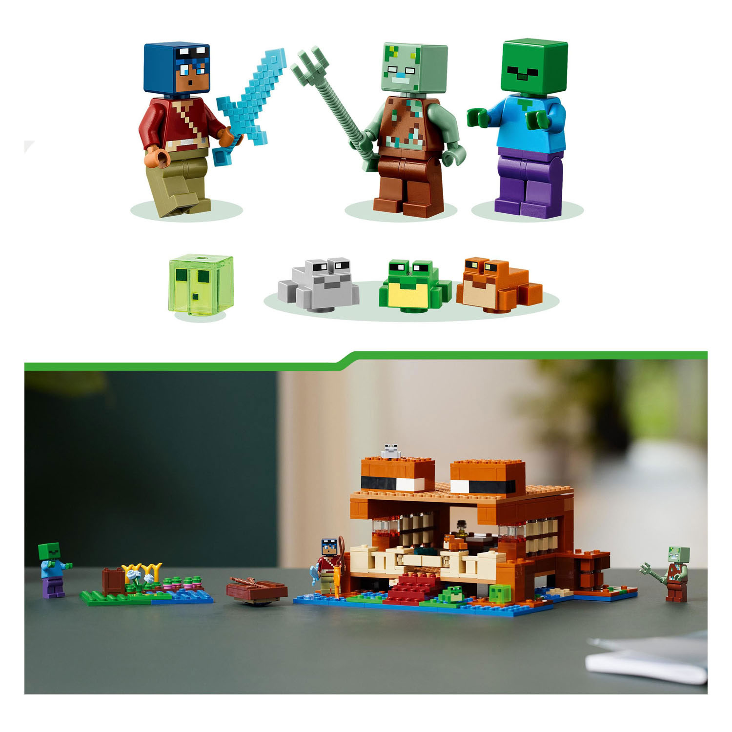 LEGO Minecraft 21256 La maison des grenouilles