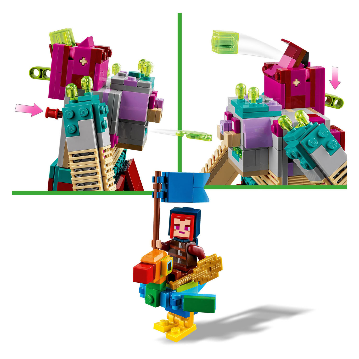 LEGO Minecraft 21257 Duel avec le Dévoreur