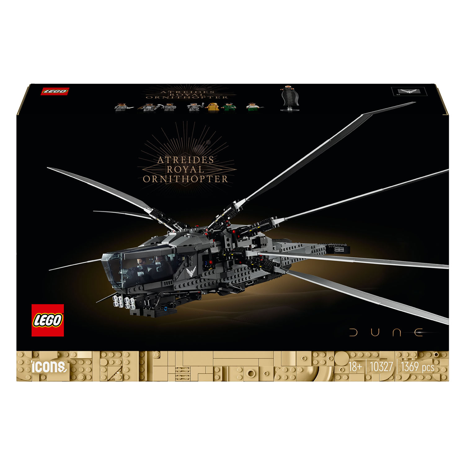 LEGO ICONS 10327 L'Ornithoptère Royal des Dune Atréides