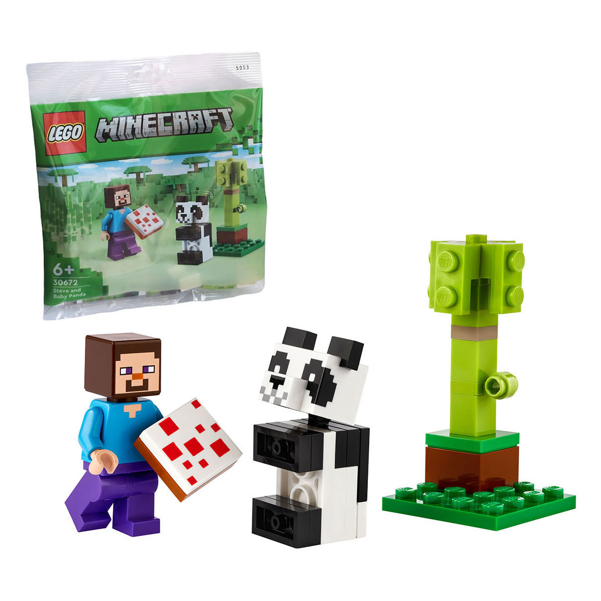 LEGO Minecraft 30672 Steve und Baby Panda