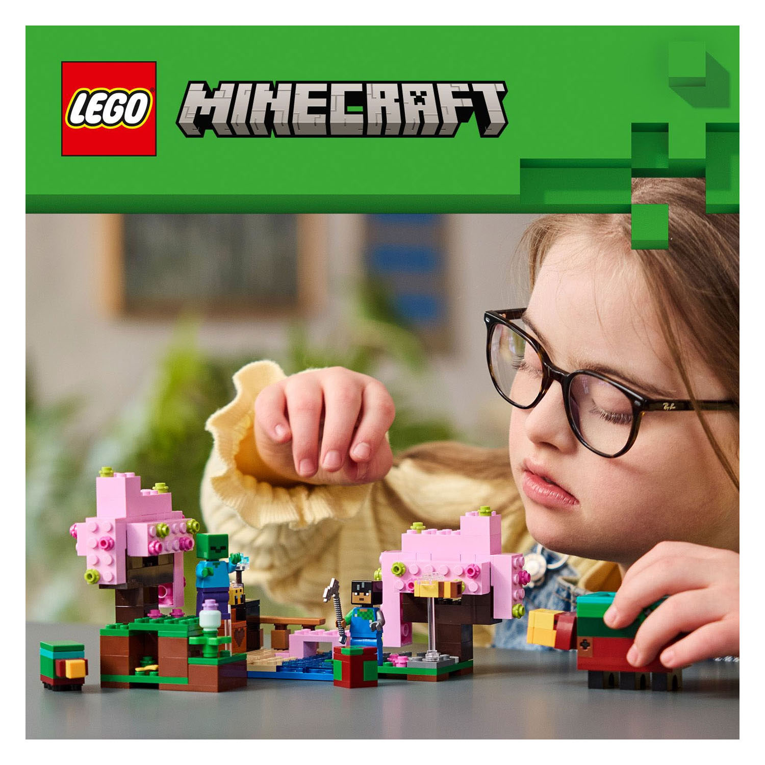 LEGO Minecraft 21260 De kersenbloesemtuin