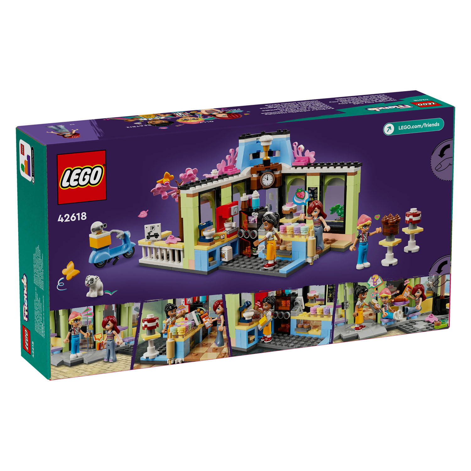 LEGO Friends 42618 Le café d'Heartlake City