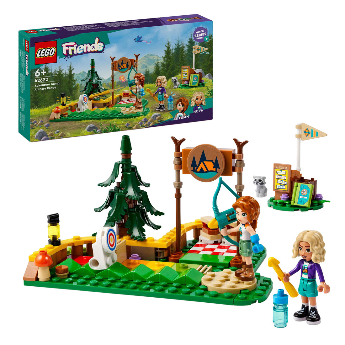 LEGO Friends 42622 Champ de tir à l'arc du camp d'aventure