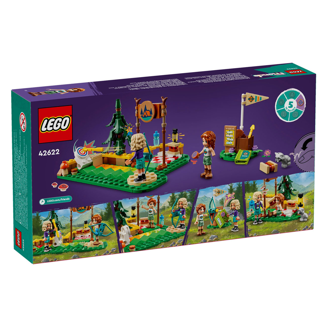 LEGO Friends 42622 Avonturenkamp Boogschietbaan