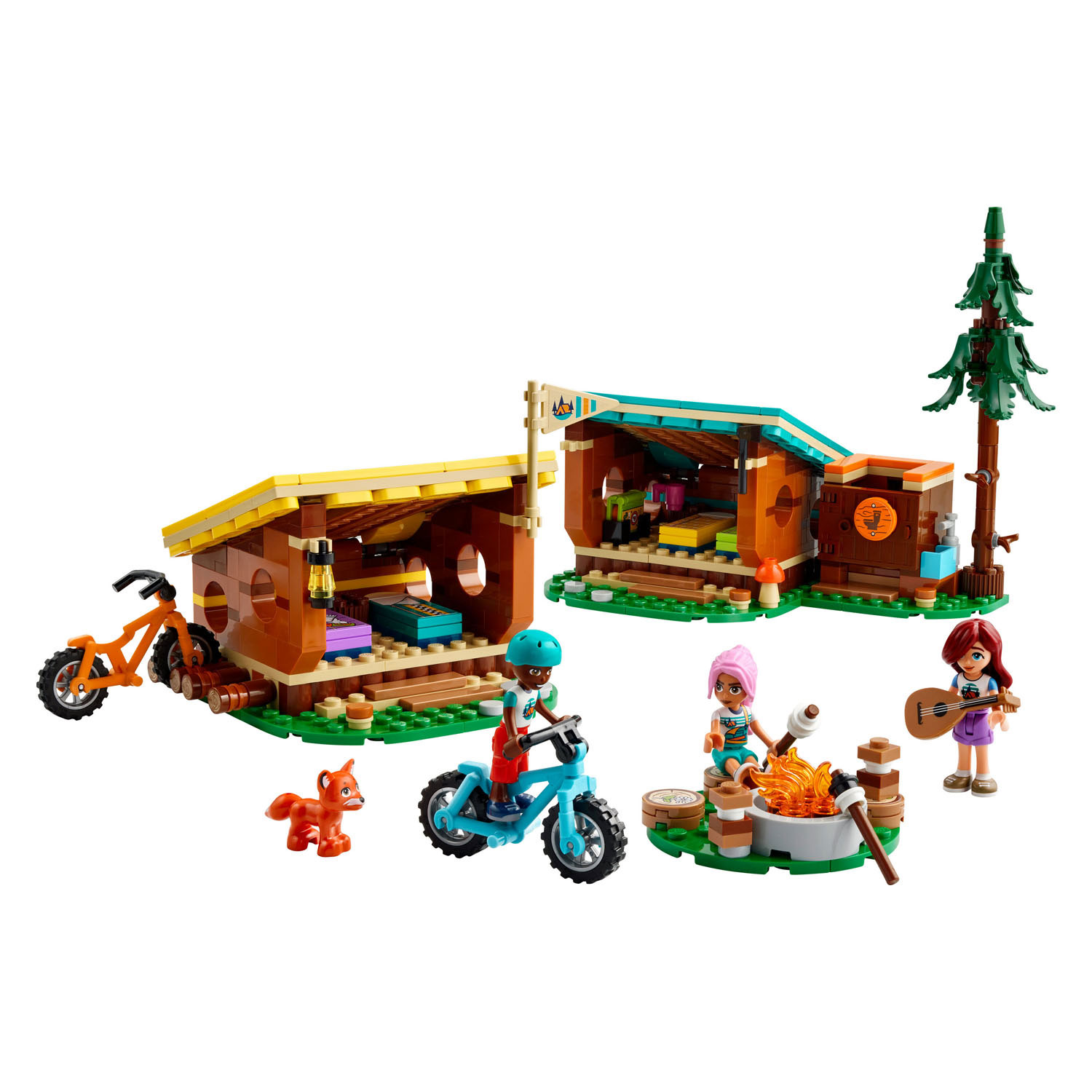 LEGO Friends 42624 Les cabanes forestières confortables du camp d'aventure