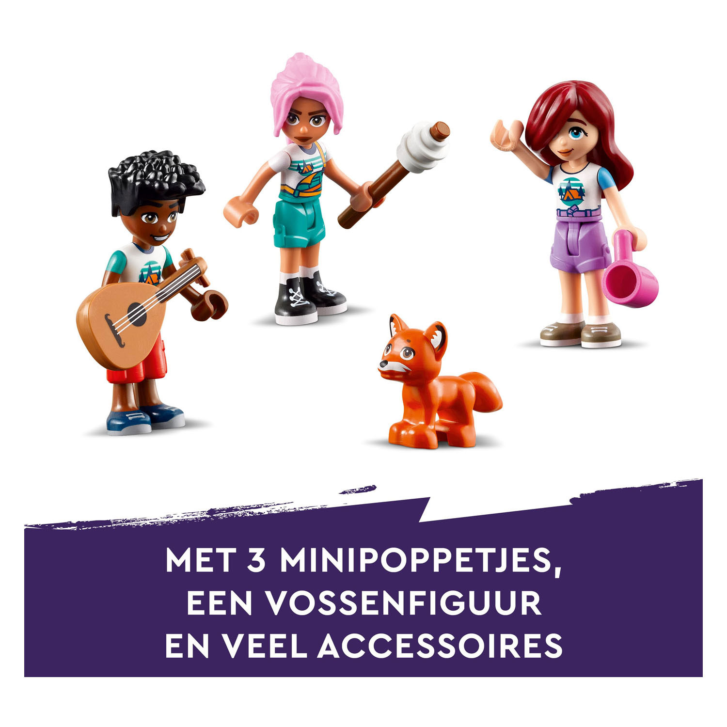 LEGO Friends 42624 Les cabanes forestières confortables du camp d'aventure