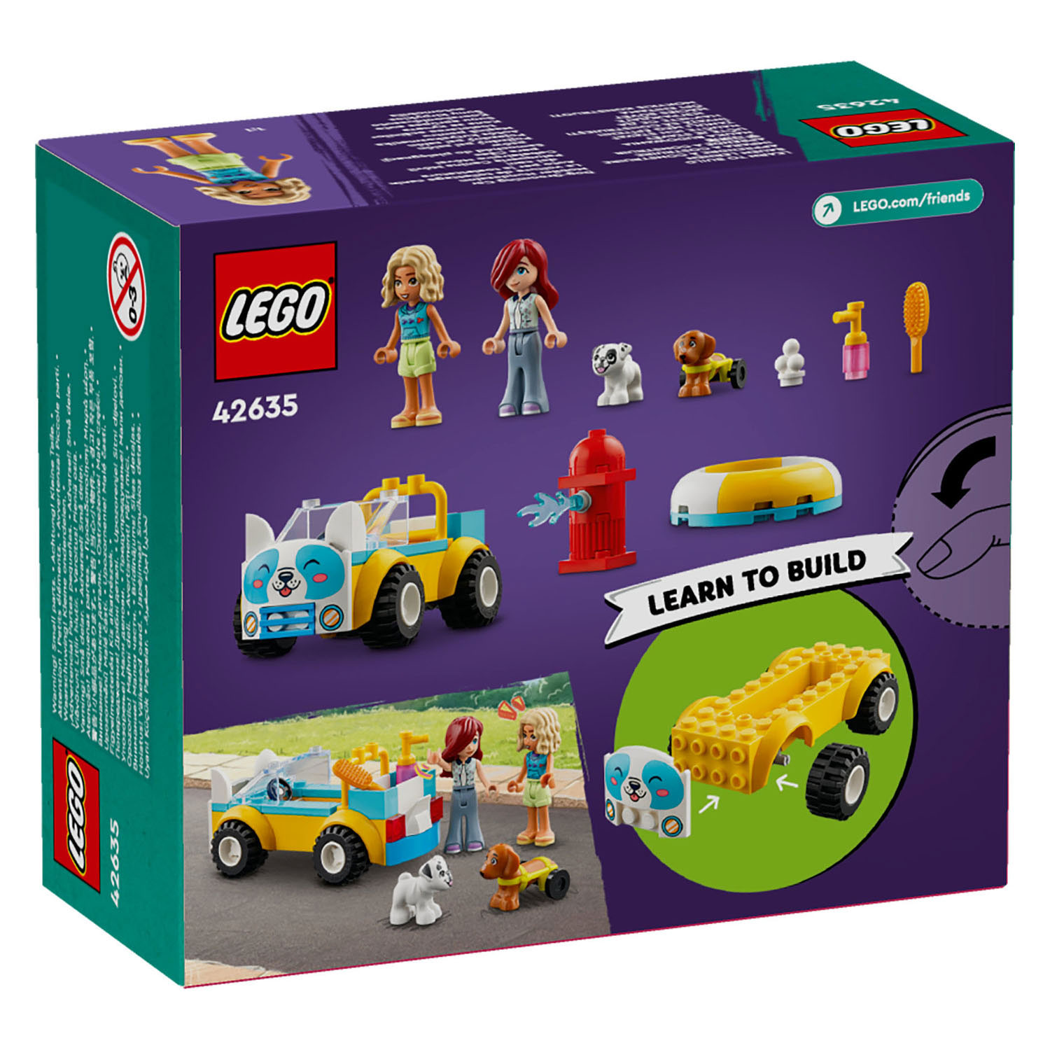 LEGO Friends 42635 Le camion de toilettage pour chiens