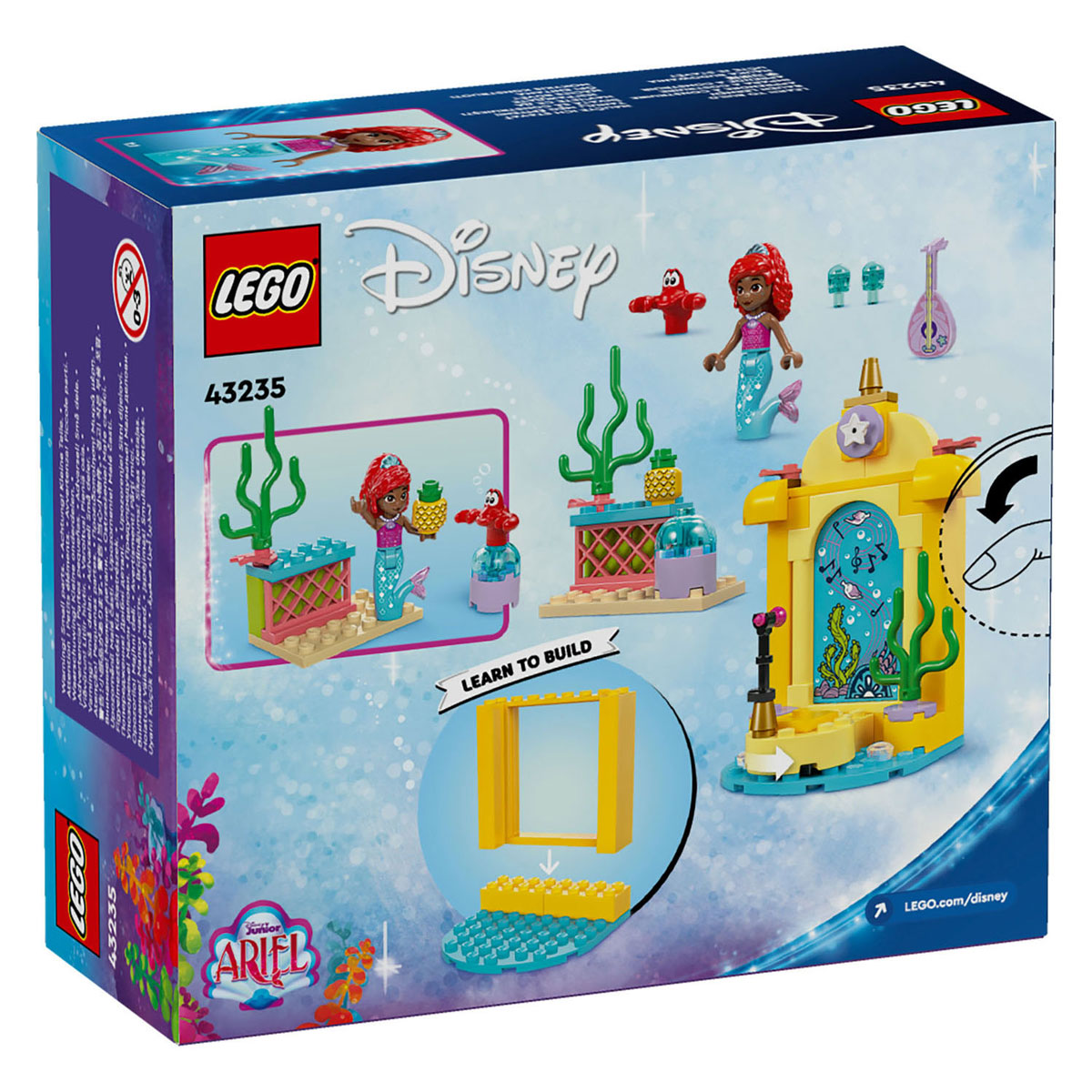 LEGO Princesse Disney 43235 La scène musicale d'Ariel