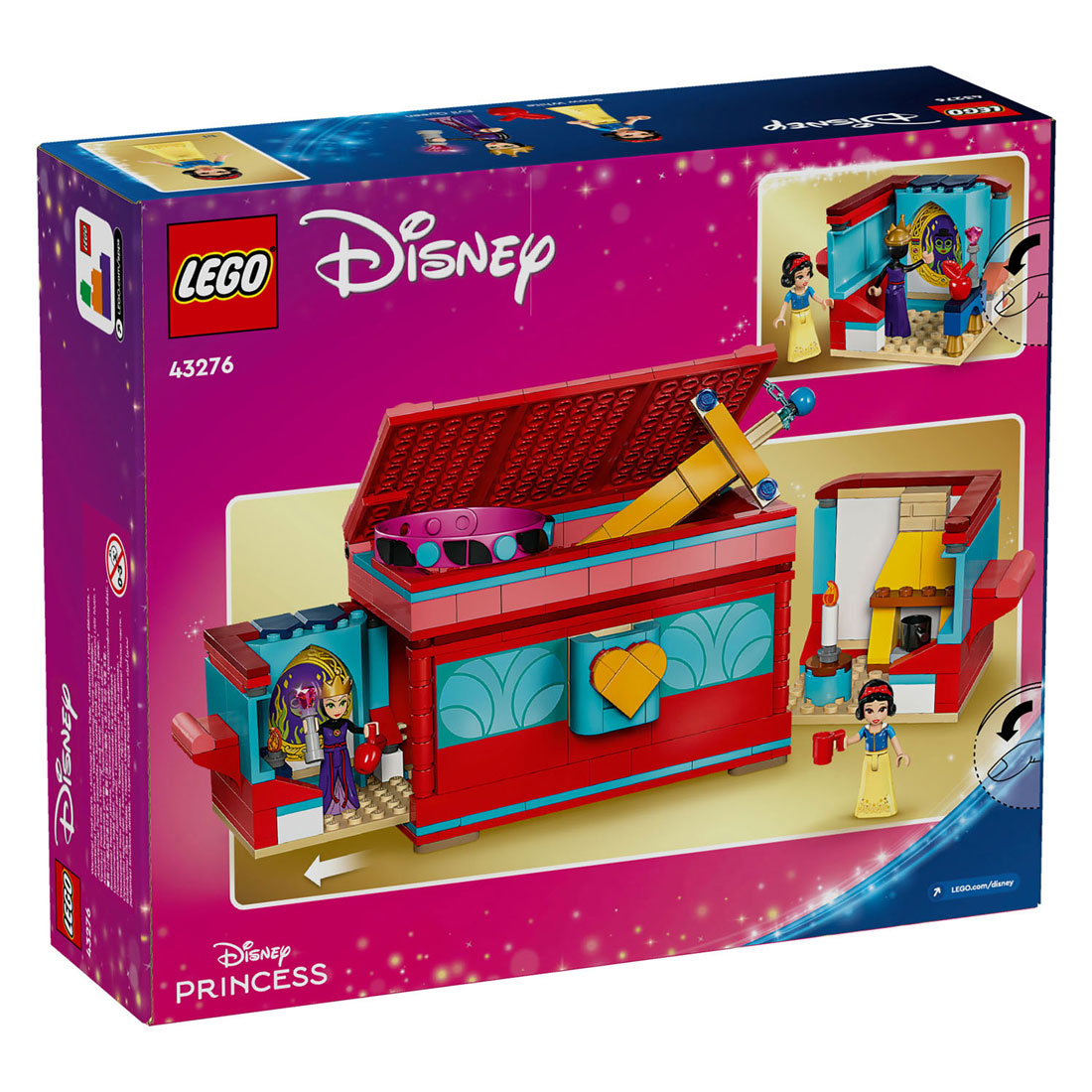 LEGO Princesse Disney 43276 Boîte à bijoux Blanche-Neige