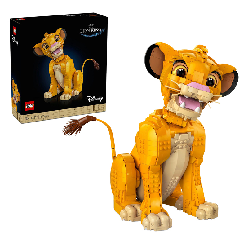 LEGO Disney 43247 Le jeune Simba le Roi Lion